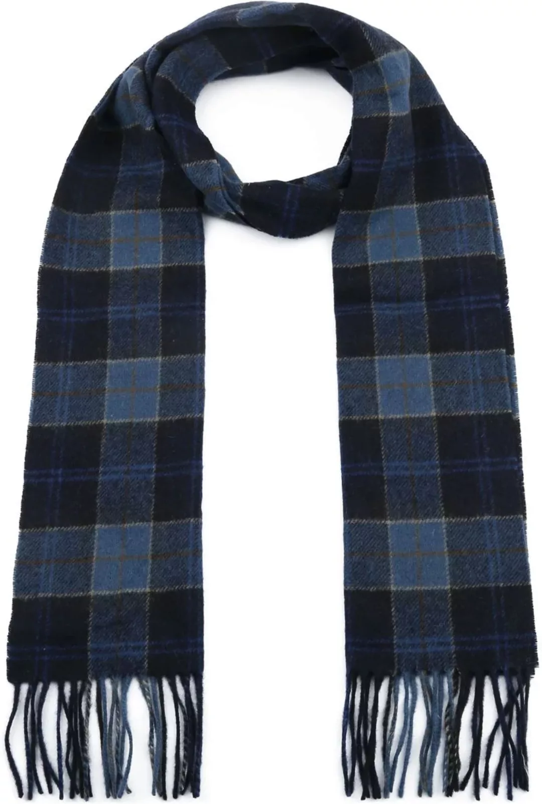 Barbour Schal Tartan Mckenzie Wolle Midnight - günstig online kaufen