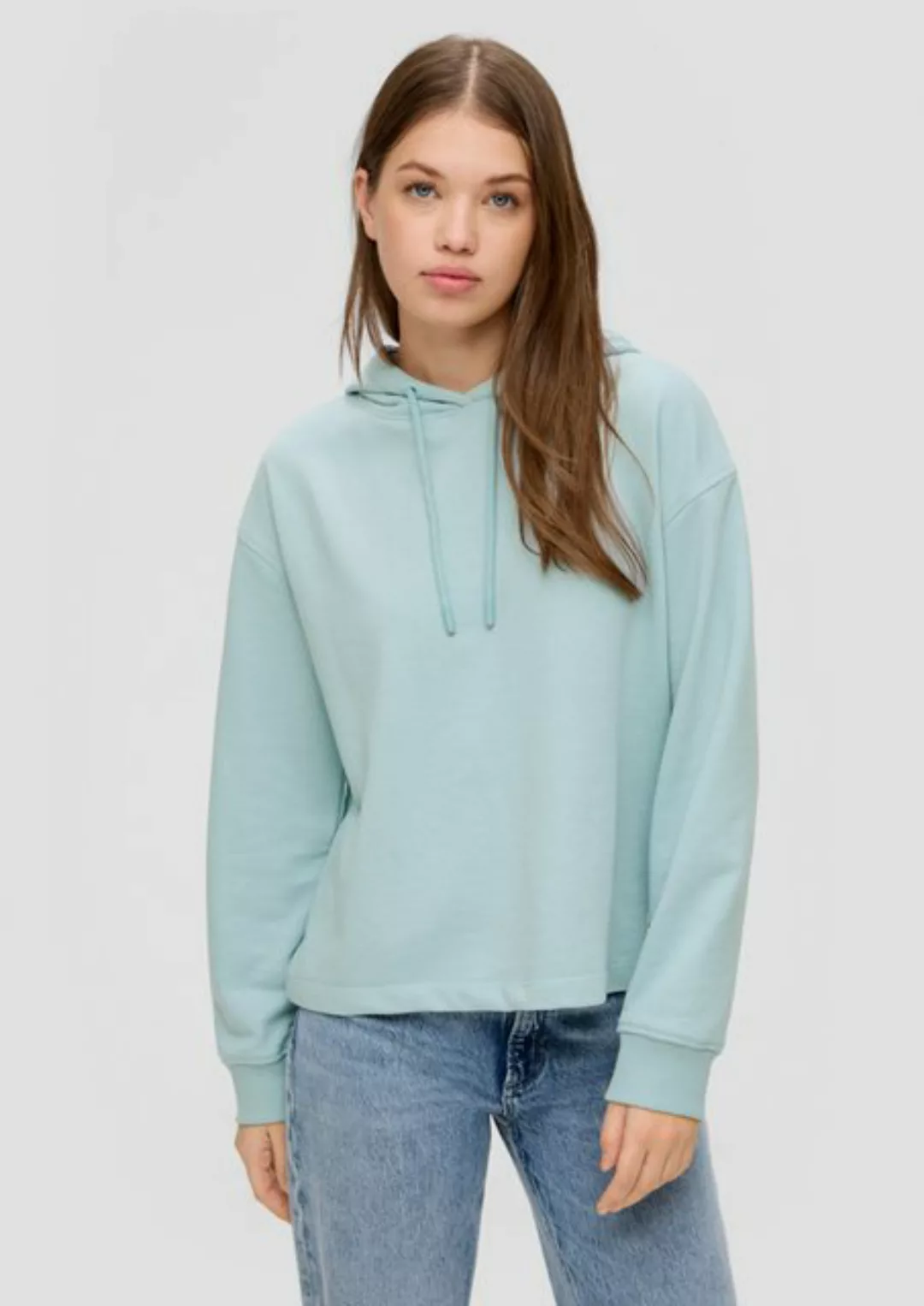 QS Sweatshirt Sweatshirt mit Kapuze günstig online kaufen