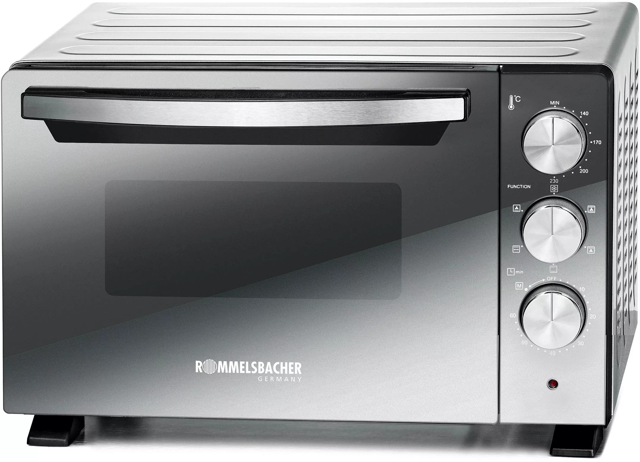 ROMMELSBACHER Back & Grill Ofen BGS 1400 schwarz/silber günstig online kaufen