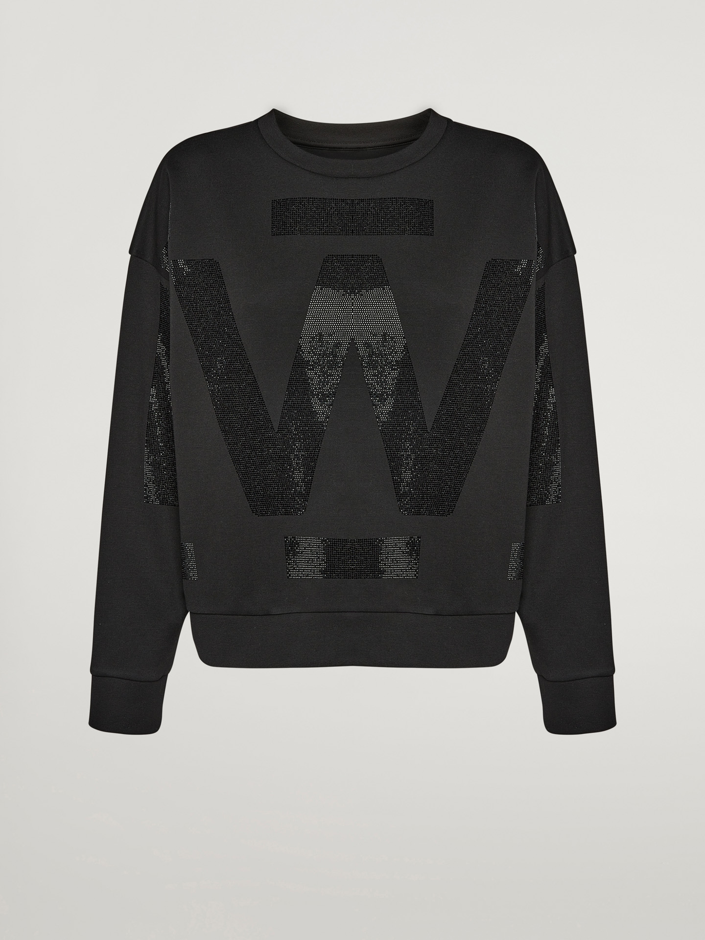 Wolford - Sweater with Crystals, Frau, black/black, Größe: M günstig online kaufen