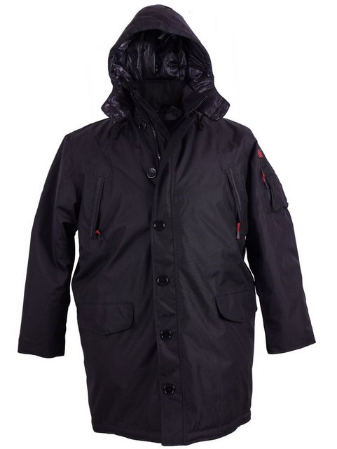 marc & mark Langjacke Funktions Parka in großen Größen bis 10XL, schwarz günstig online kaufen