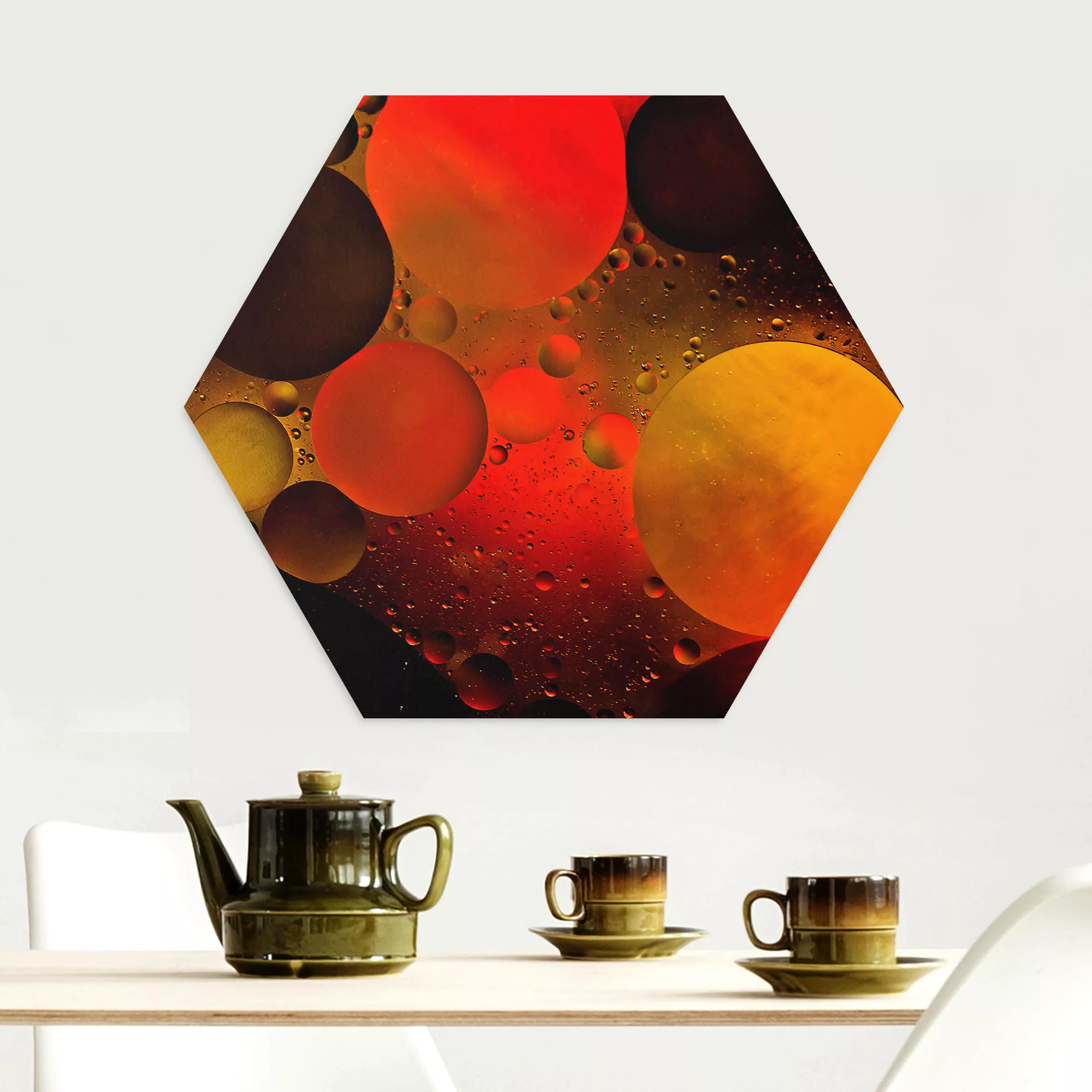 Hexagon-Alu-Dibond Bild Abstrakt Astronomisch günstig online kaufen
