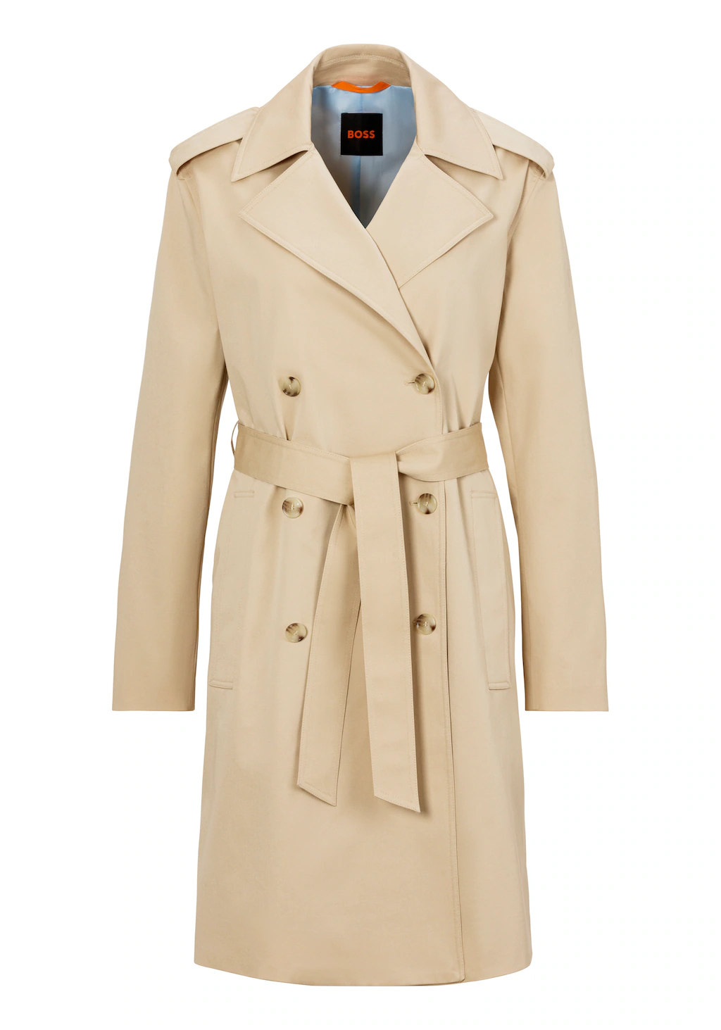 BOSS ORANGE Kurzmantel Cotrench Premium Damenmode günstig online kaufen