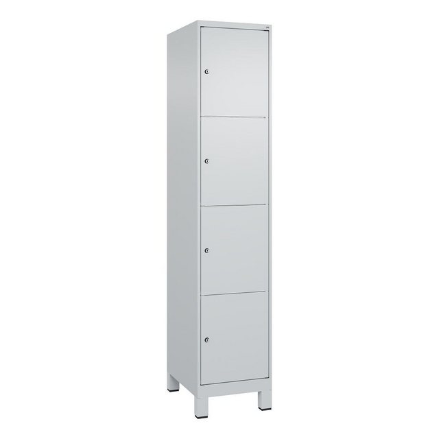 C+P Garderobenschrank Fächerschrank Classic Plus, 4 Fächer übereinander, Ab günstig online kaufen