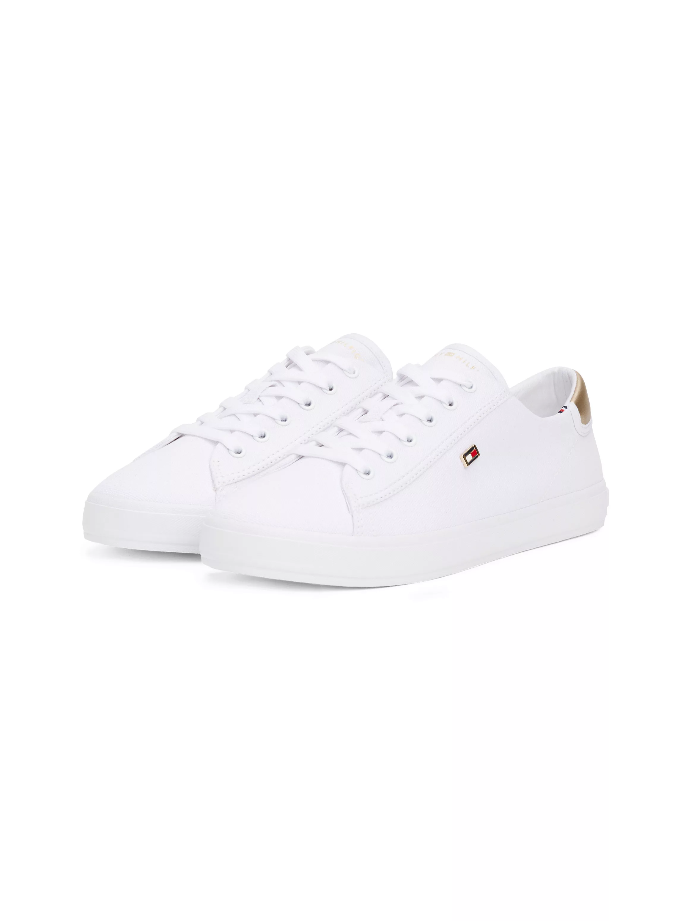 Tommy Hilfiger Plateausneaker "VULC CANVAS LACE UP SNEAKER", Freizeitschuh, günstig online kaufen