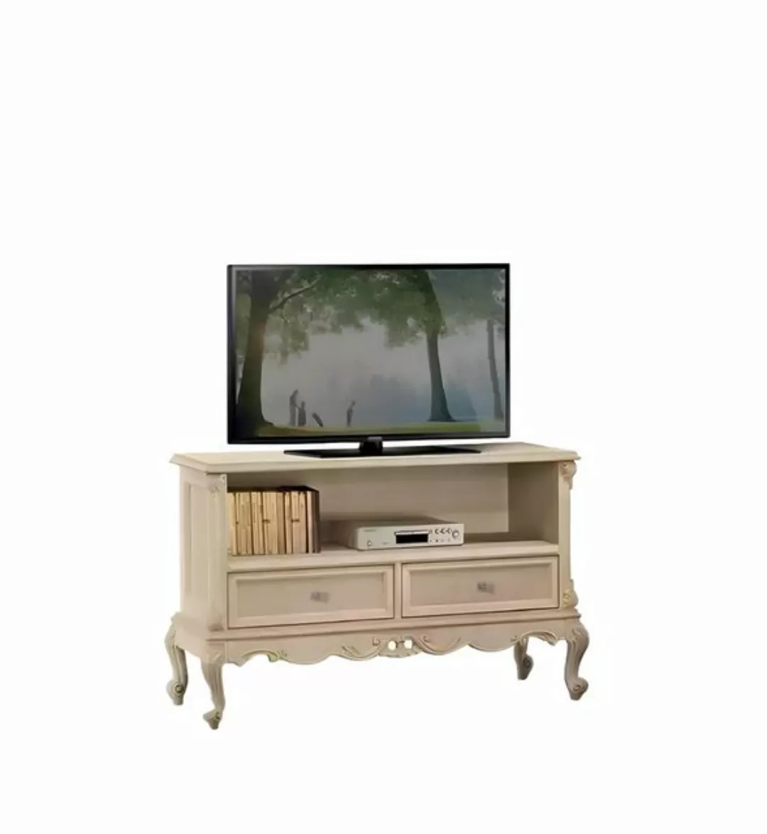 Xlmoebel TV-Schrank TV-Möbel Wohnzimmer Fernsehschrank Design Beige Holz Re günstig online kaufen