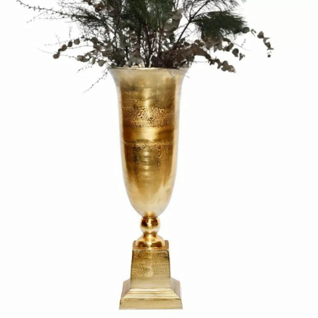 baario Buffet Bodenvase BALMA gold XXL groß Pokalvase 85cm Aluminium Deko A günstig online kaufen