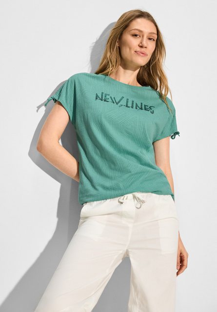 Cecil T-Shirt mit Burn-Out Muster günstig online kaufen