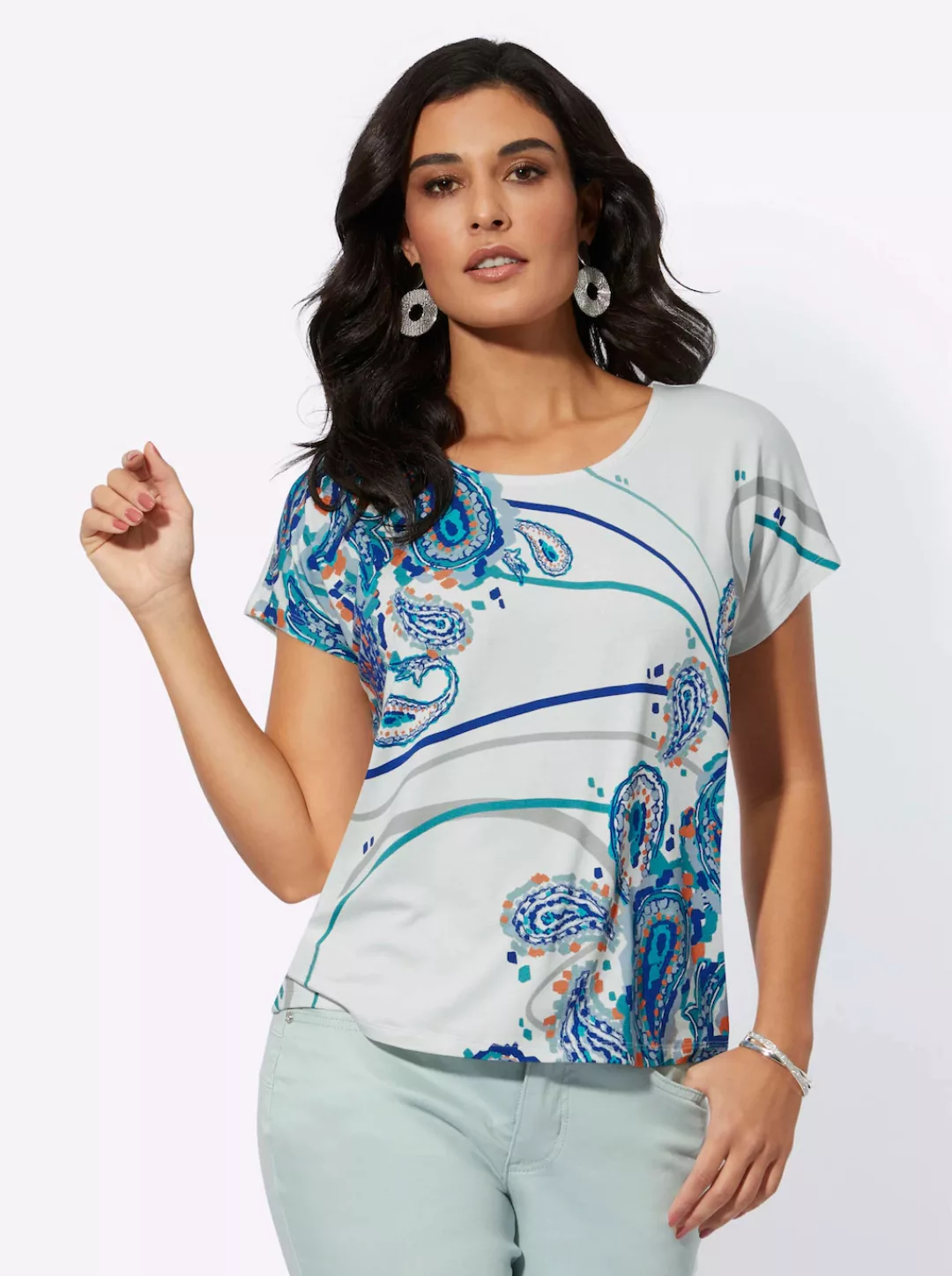 creation L Print-Shirt "Druck-Shirt", (1 tlg.) günstig online kaufen