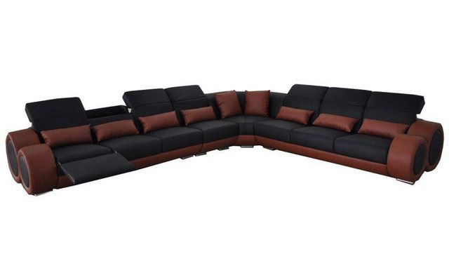 JVmoebel Ecksofa Design Eck Couch Polster Sofa Leder Sitz Moderne Sofas Sit günstig online kaufen