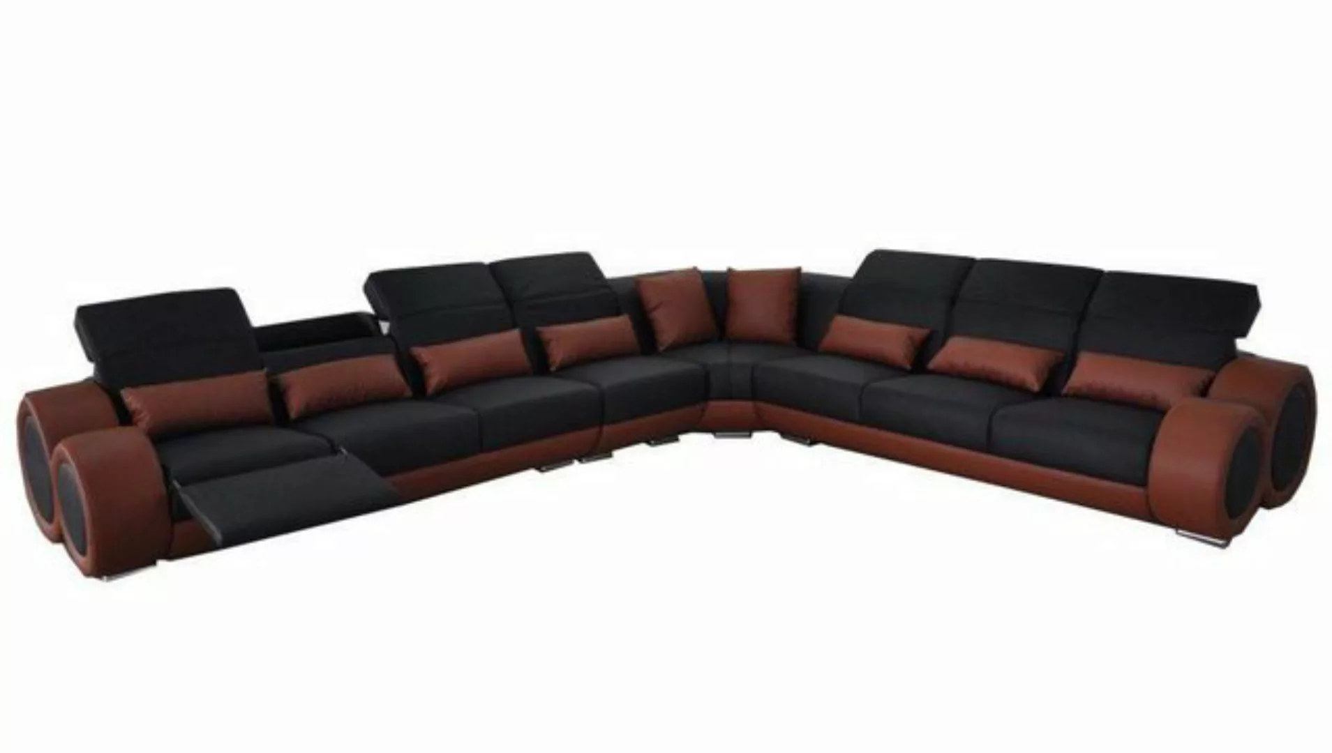 JVmoebel Ecksofa Design Eck Couch Polster Sofa Leder Sitz Moderne Sofas Sit günstig online kaufen