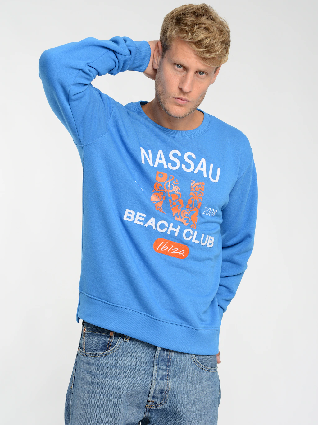 NASSAU BEACH Rundhalspullover "NB22010" günstig online kaufen