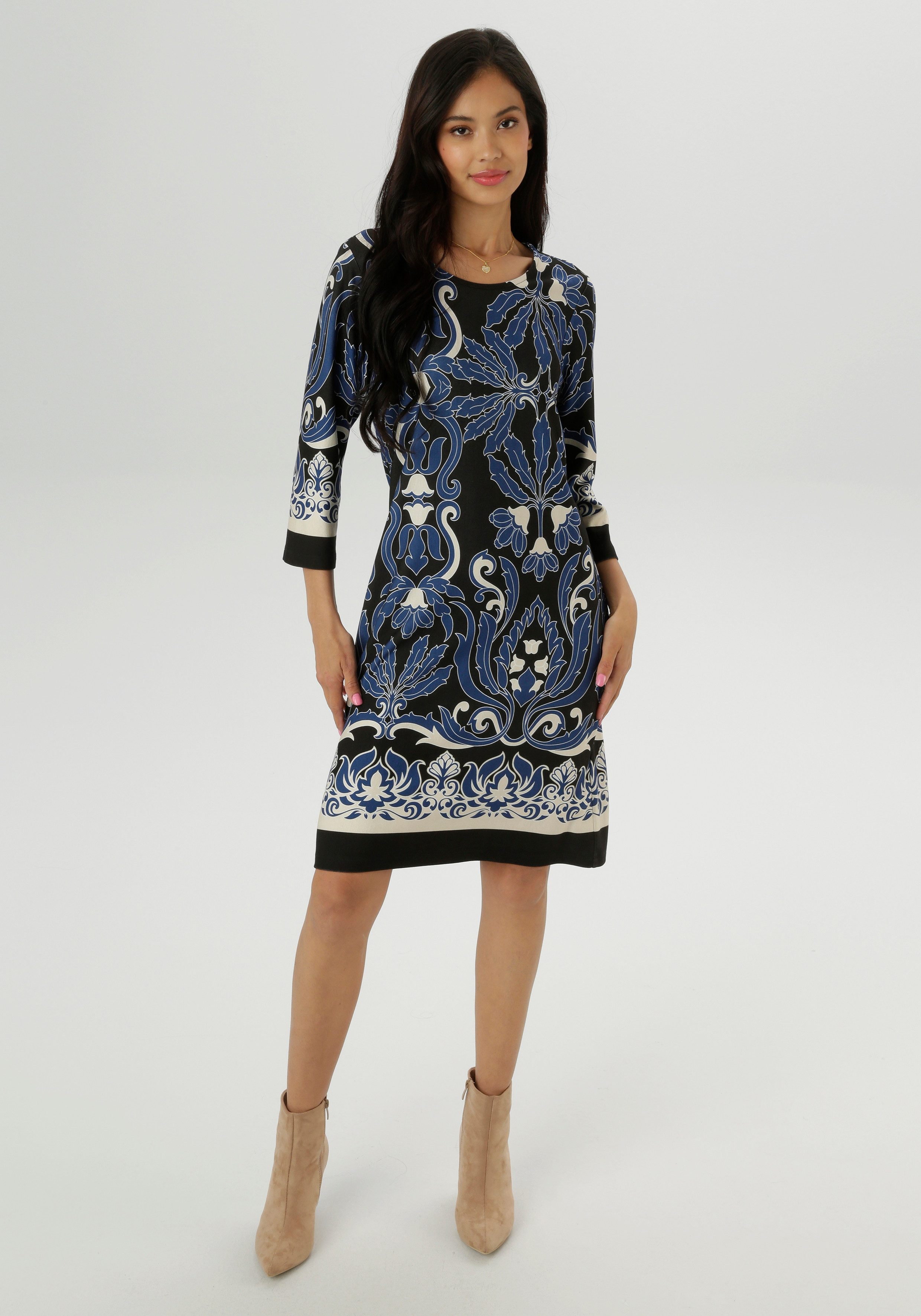 Aniston SELECTED Jerseykleid mit Ornamenten- und günstig online kaufen