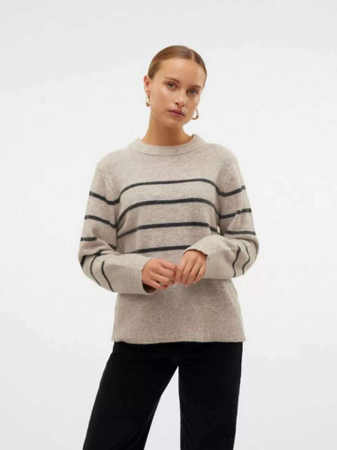 Vero Moda Strickpullover "VMFLAWLESS LS O-NECK PULLOVER GA NOOS" günstig online kaufen