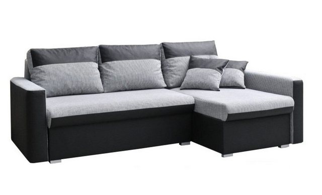 MOEBLO Ecksofa Berlin, Couch für Wohnzimmer Schlafsofa Sofagarnitur Sofa Ec günstig online kaufen