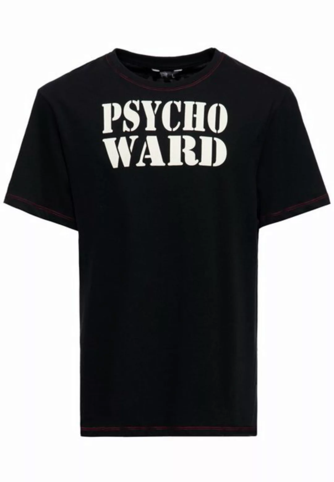 KingKerosin Print-Shirt Psycho Ward (1-tlg) mit Statement Prints beidseitig günstig online kaufen