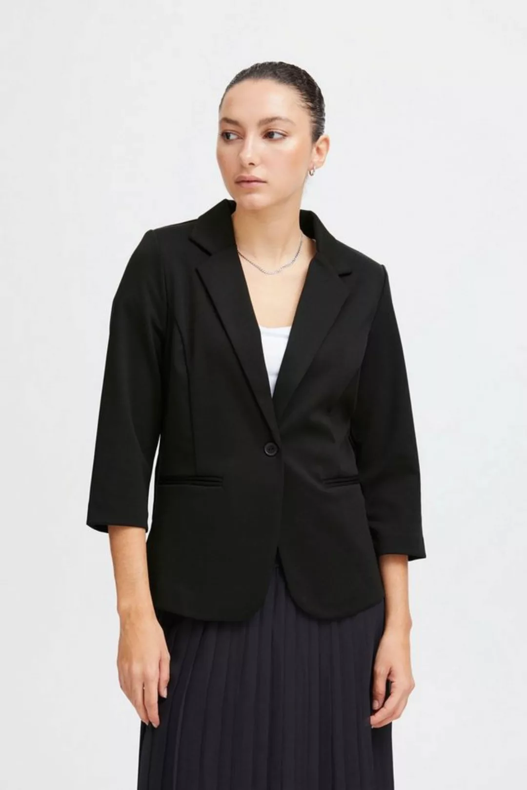 Ichi Kurzblazer IHKATE MS BL basic Blazer mit einem Knopf günstig online kaufen