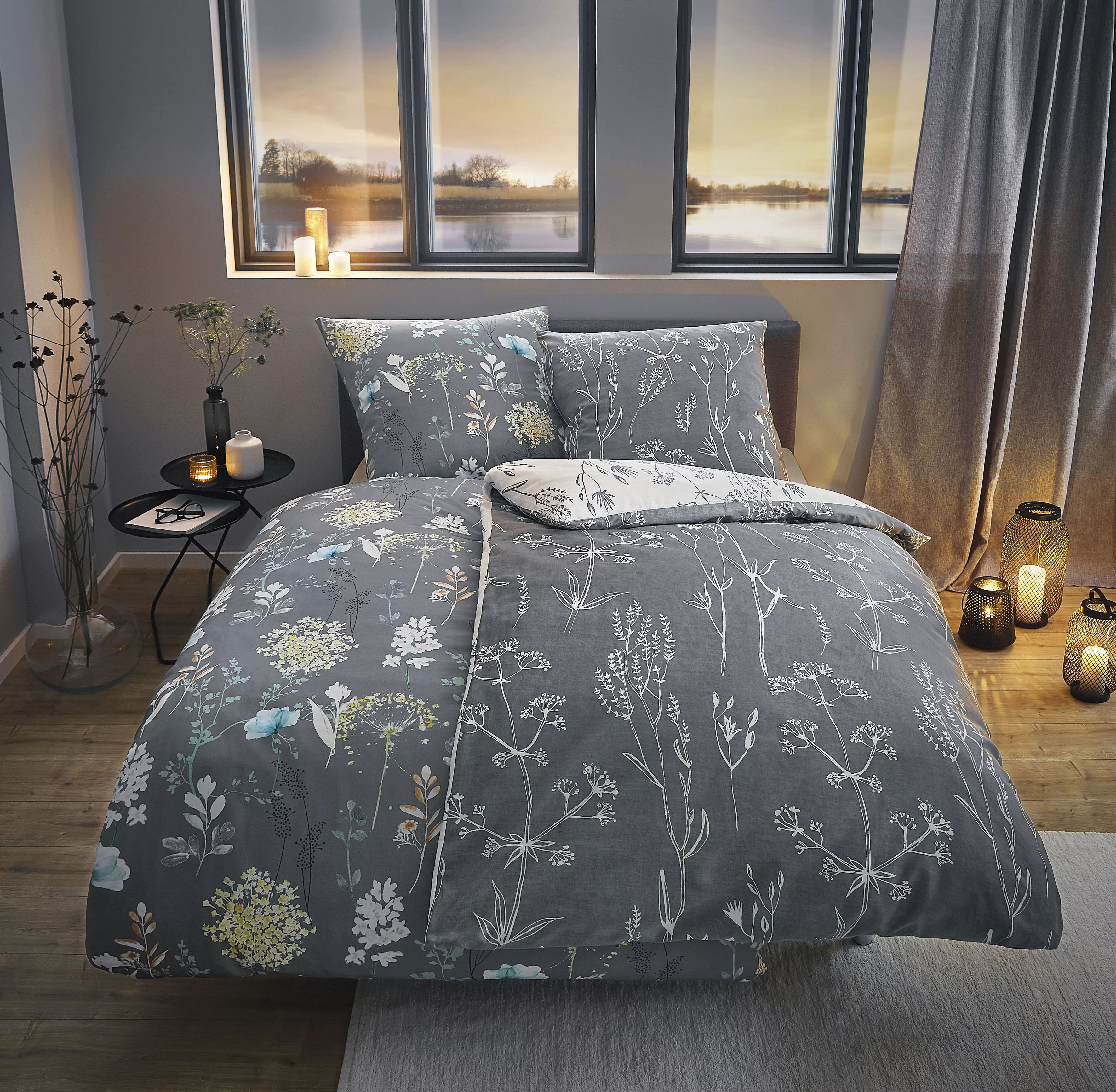 Kleine Wolke Bettwäsche »Carmilla«, (2 tlg.), Blumenmuster-Design günstig online kaufen