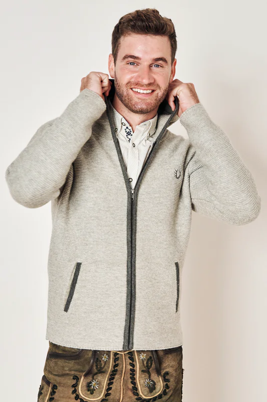Strickjacke Leopold günstig online kaufen