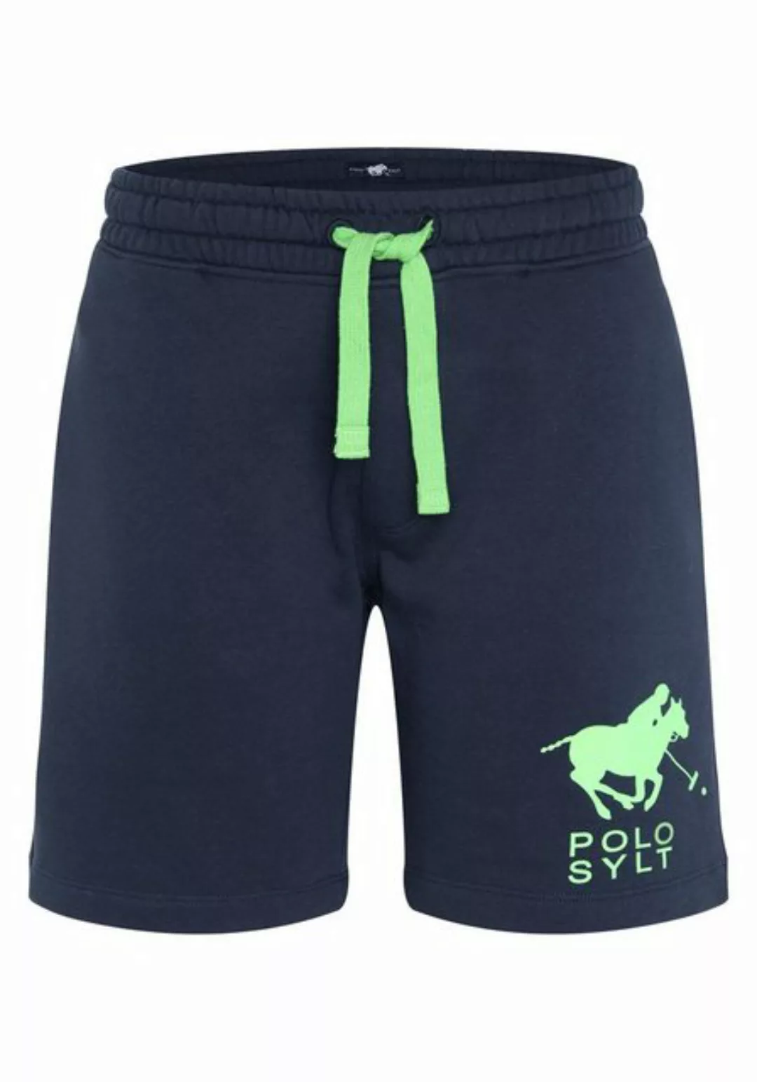 Polo Sylt Sweatshorts im Label-Stil günstig online kaufen