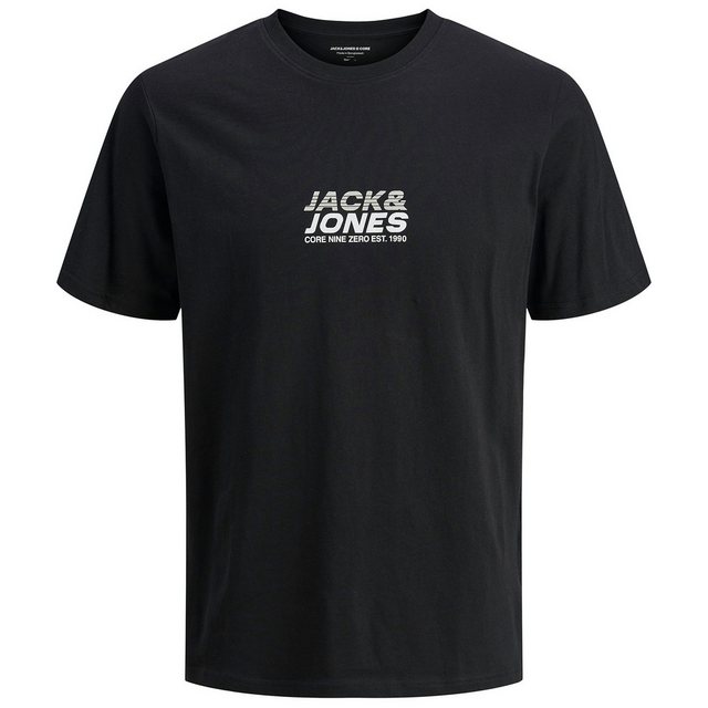 Jack & Jones Rundhalsshirt Jack&Jones XXL T-Shirt Logoprint JCOTARMAC schwa günstig online kaufen