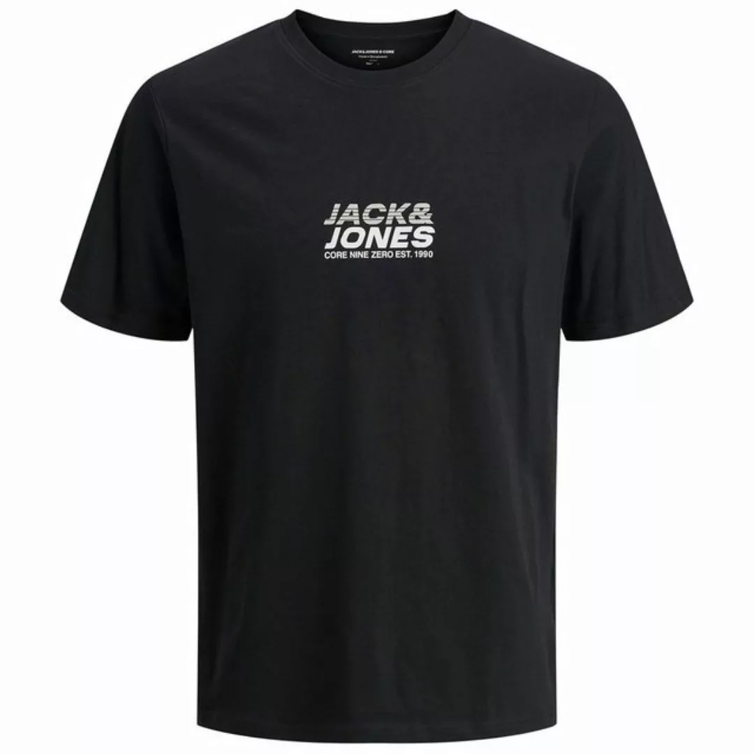 Jack & Jones Rundhalsshirt Große Größen T-Shirt schwarz Logoprint Jack&Jone günstig online kaufen