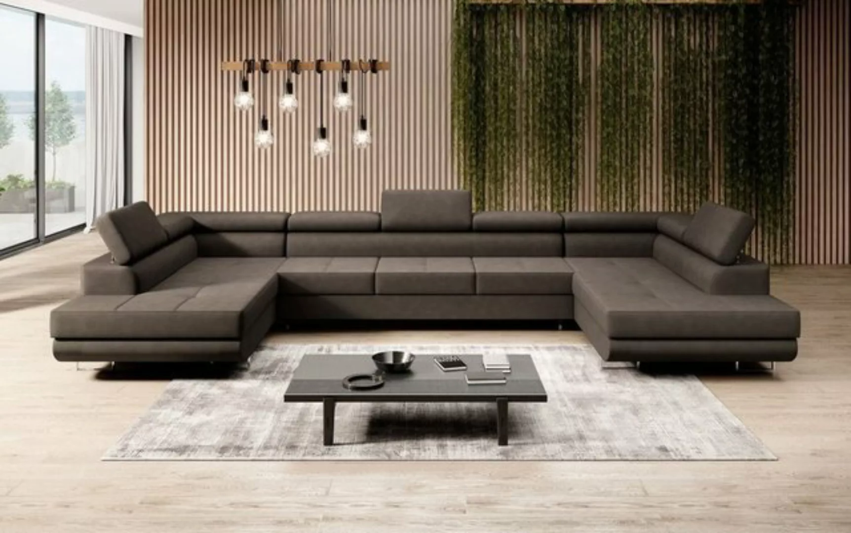 Baidani Sofa Sofa Positano mit Schlaf- und Klappfunktion (Stoff, inkl. Aufb günstig online kaufen