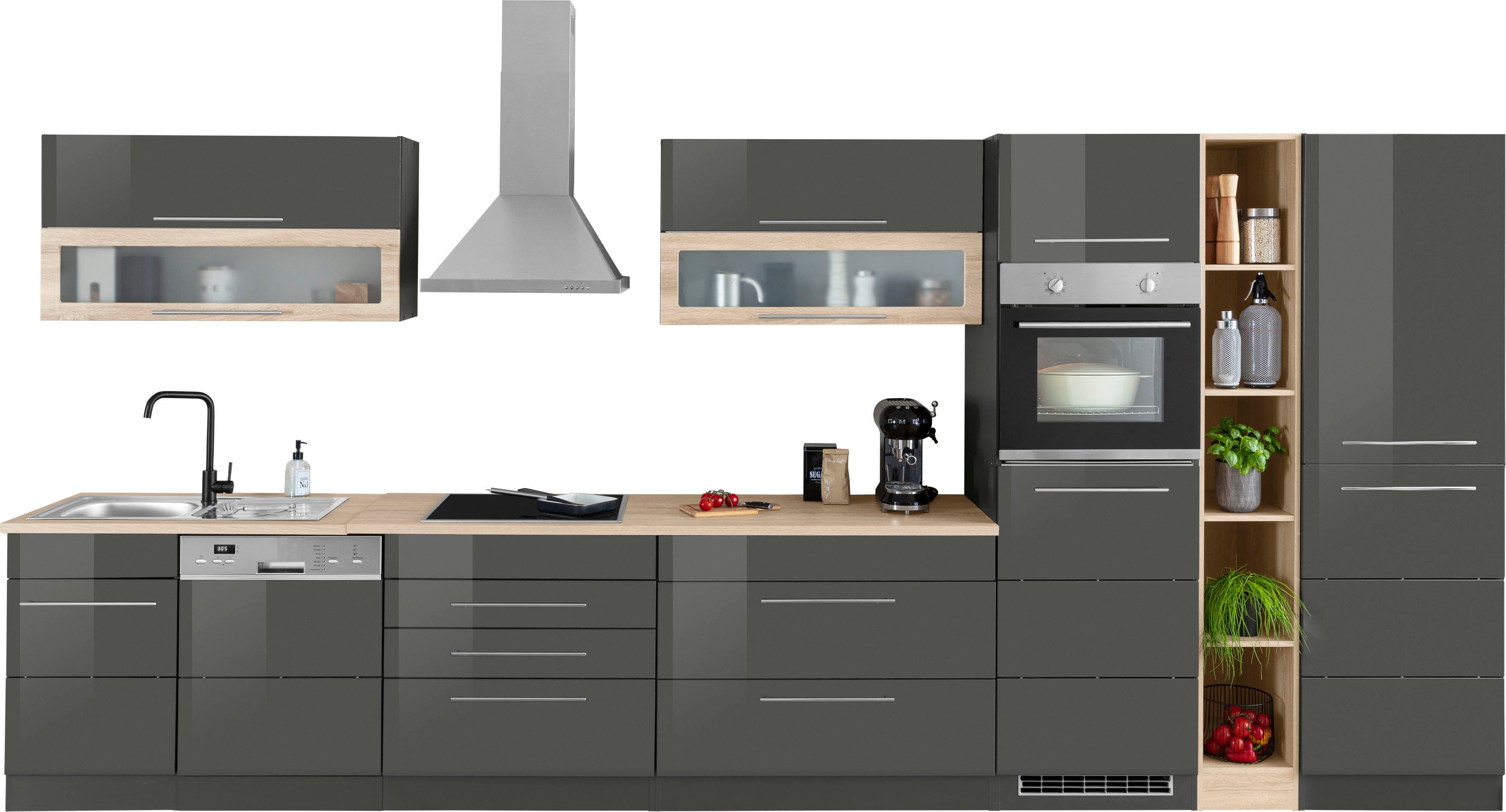KOCHSTATION Küchenzeile KS-Wien, Breite 440 cm, günstig online kaufen