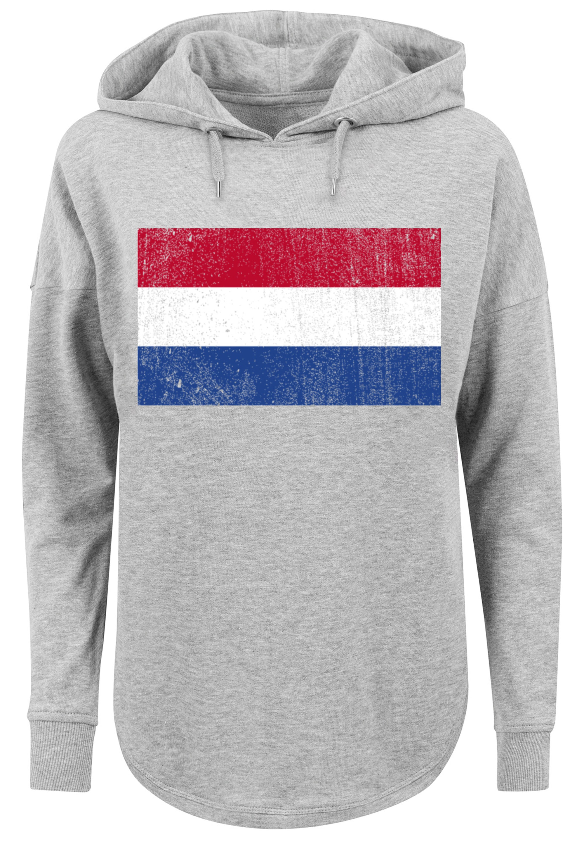 F4NT4STIC Kapuzenpullover "Niederlande Flagge distressed", Print günstig online kaufen