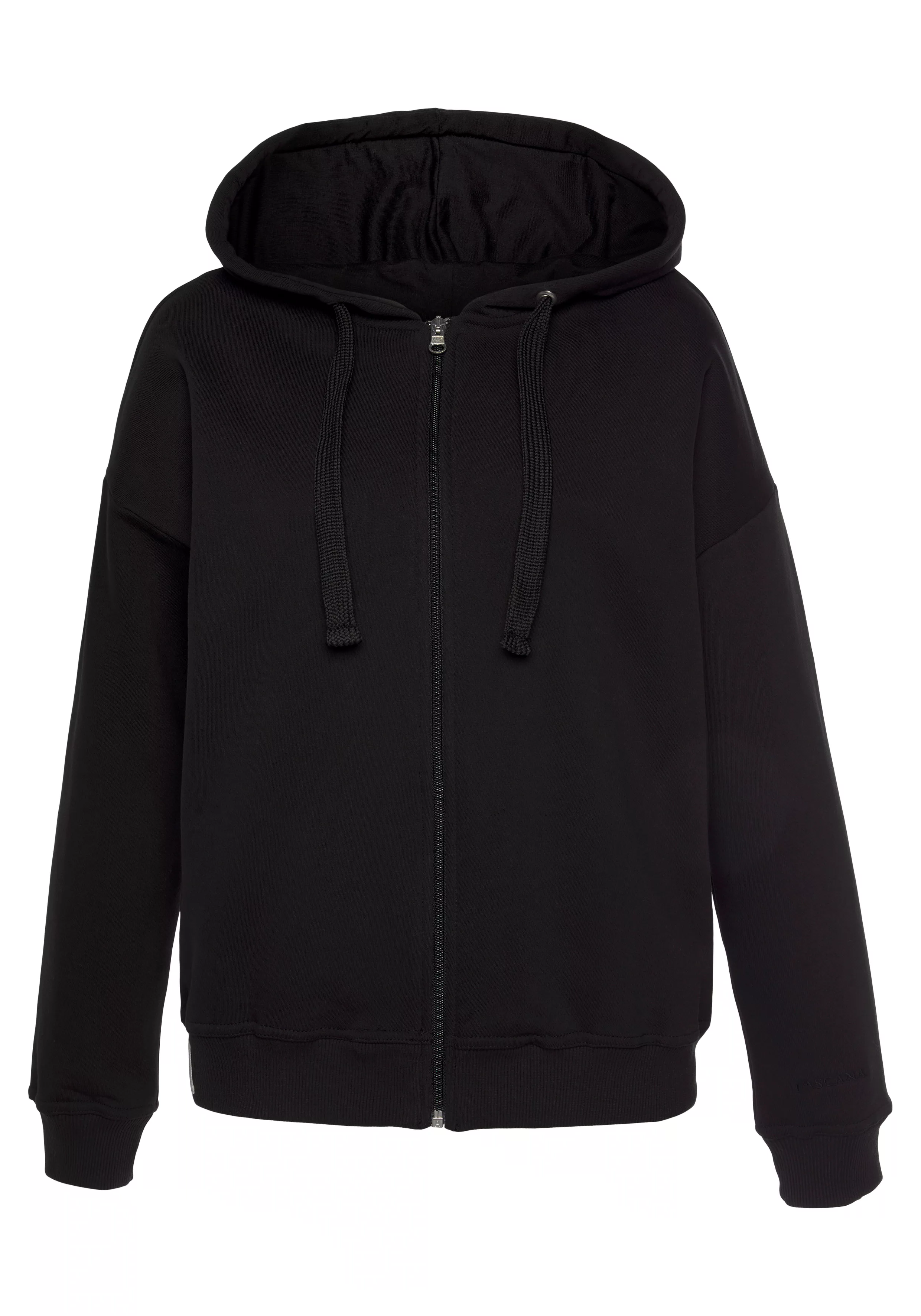 LASCANA Sweatjacke "-Loungejacke", aus organischer Baumwolle, Loungewear günstig online kaufen