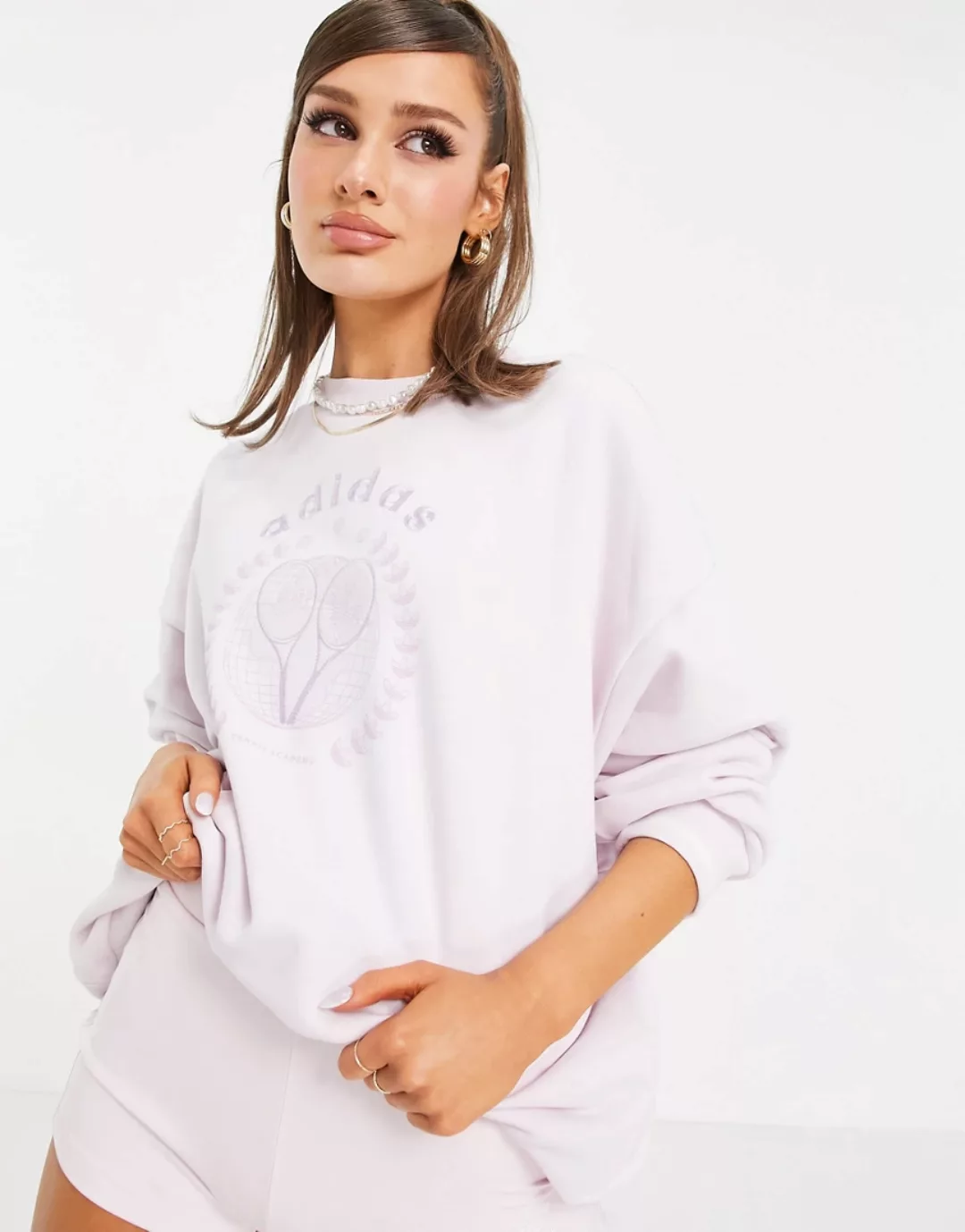 Adidas Originals Graphic Sweatshirt 40 Pearl Amethyst günstig online kaufen