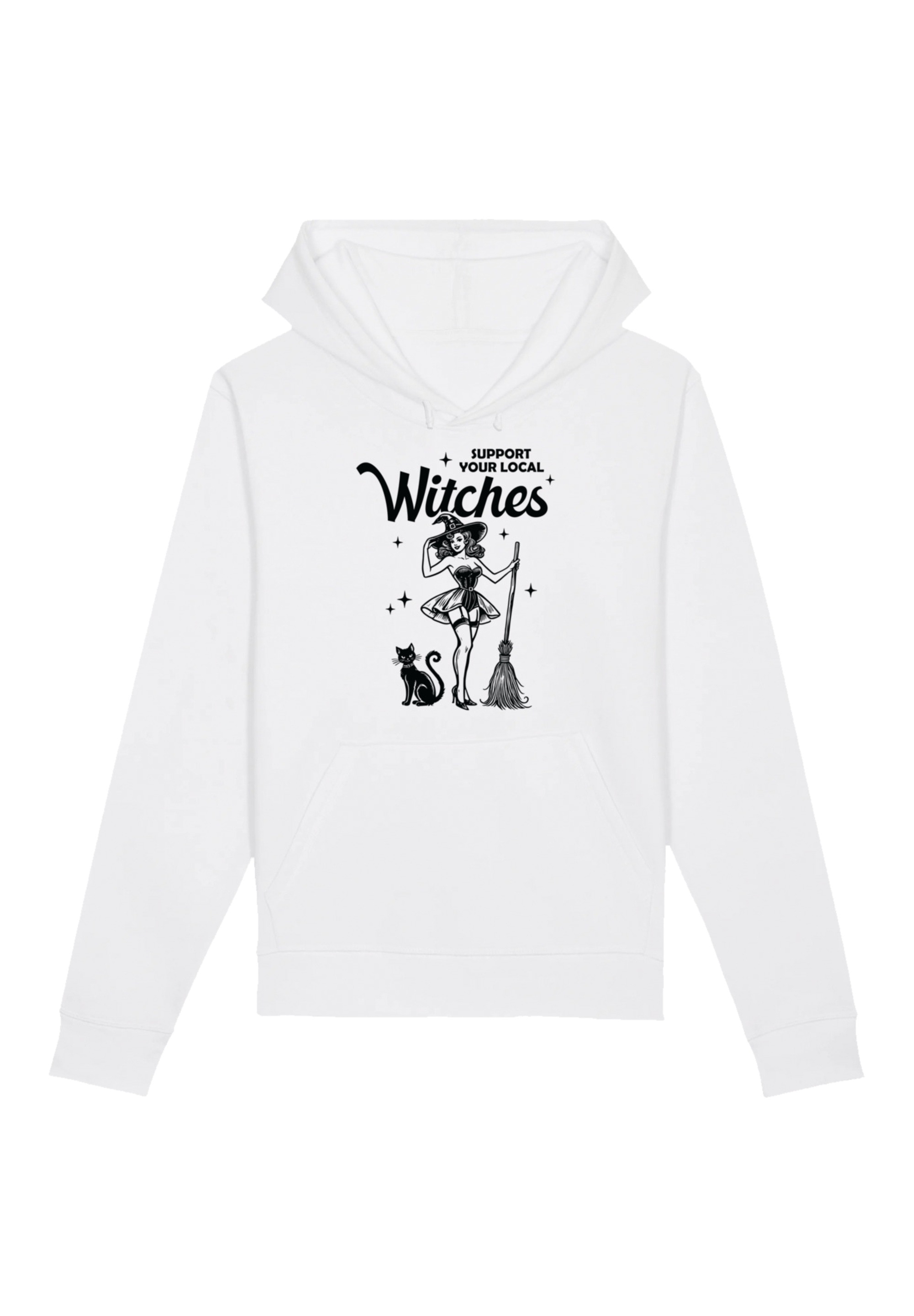 F4NT4STIC Kapuzenpullover "Halloween Witch support your local witches", Pre günstig online kaufen