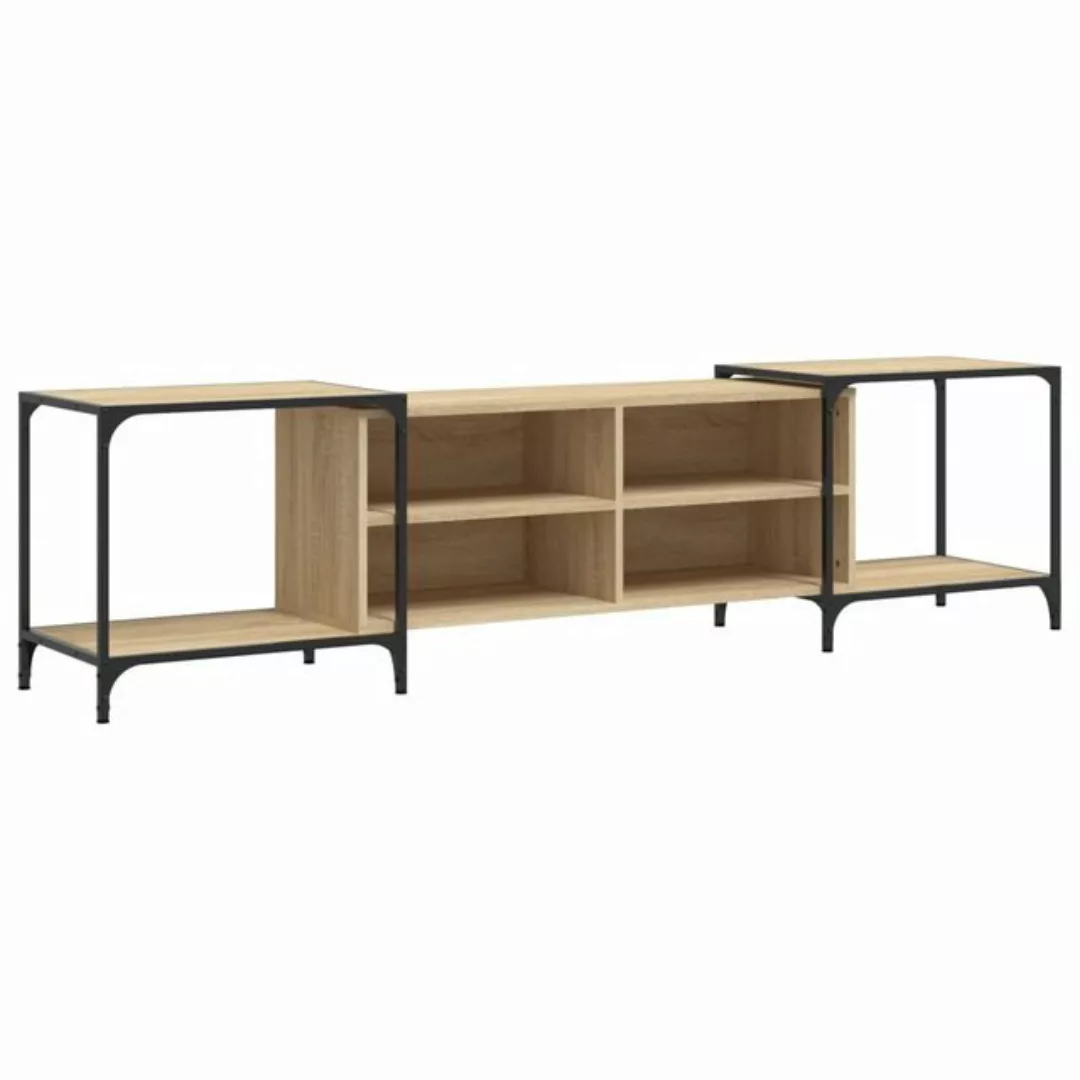 vidaXL TV-Schrank TV-Schrank Räuchereiche 203x37x50 cm Holzwerkstoff (1-St) günstig online kaufen