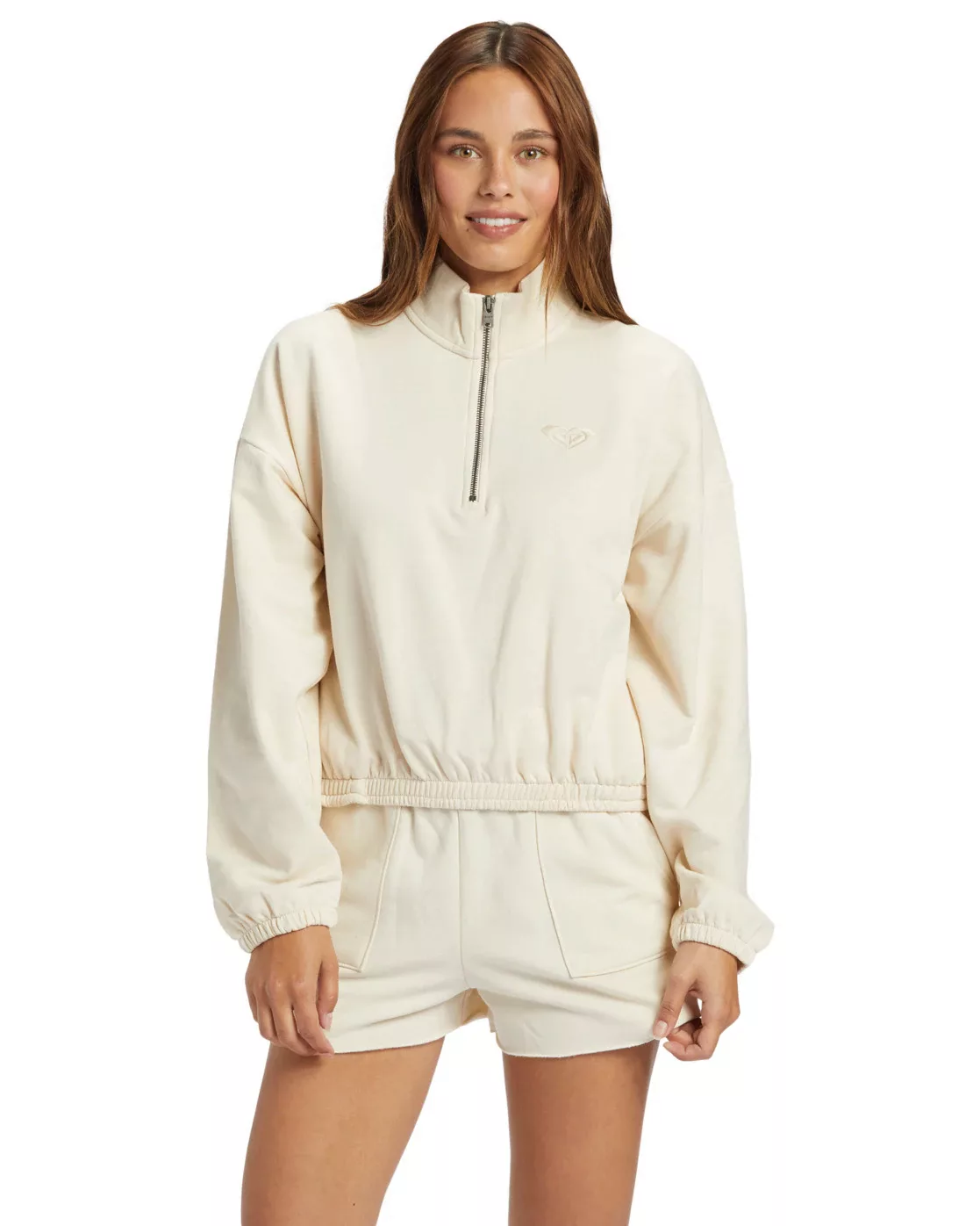 Roxy Sweatshirt "Half Zip Hike Quilted" günstig online kaufen