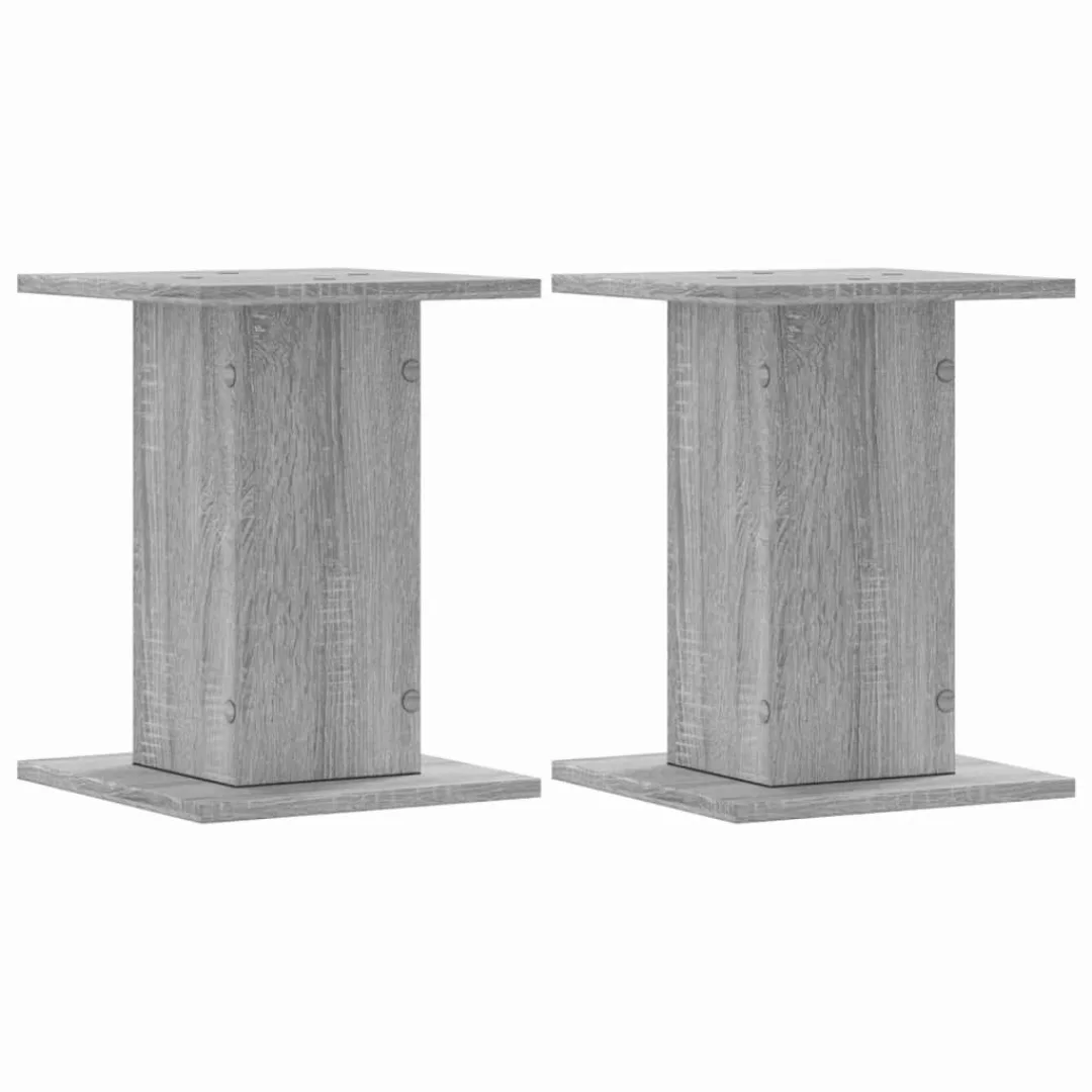 vidaXL Blumenständer Pflanzenständer 2 Stk. Grau günstig online kaufen