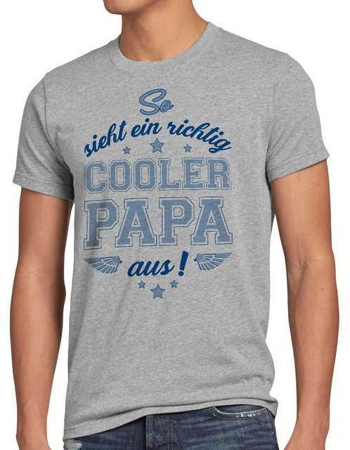 style3 Print-Shirt Herren T-Shirt Cooler Papa Fun Spruch Vatertag Dad Vater günstig online kaufen