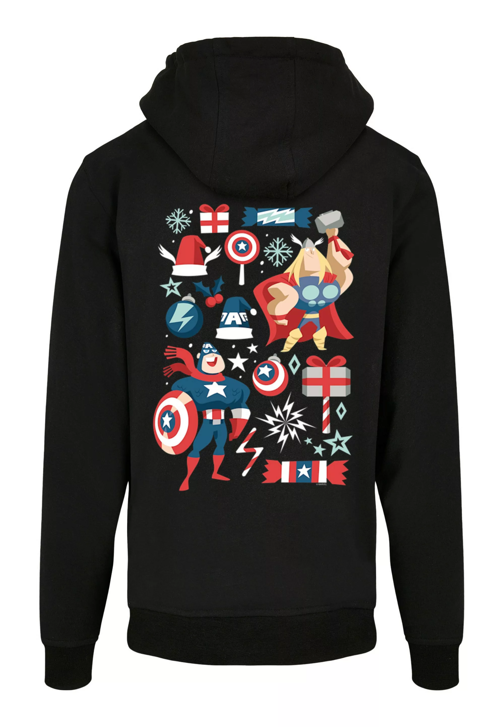 F4NT4STIC Kapuzenpullover "Marvel Thor und Captain America Lebkuchen", Prin günstig online kaufen