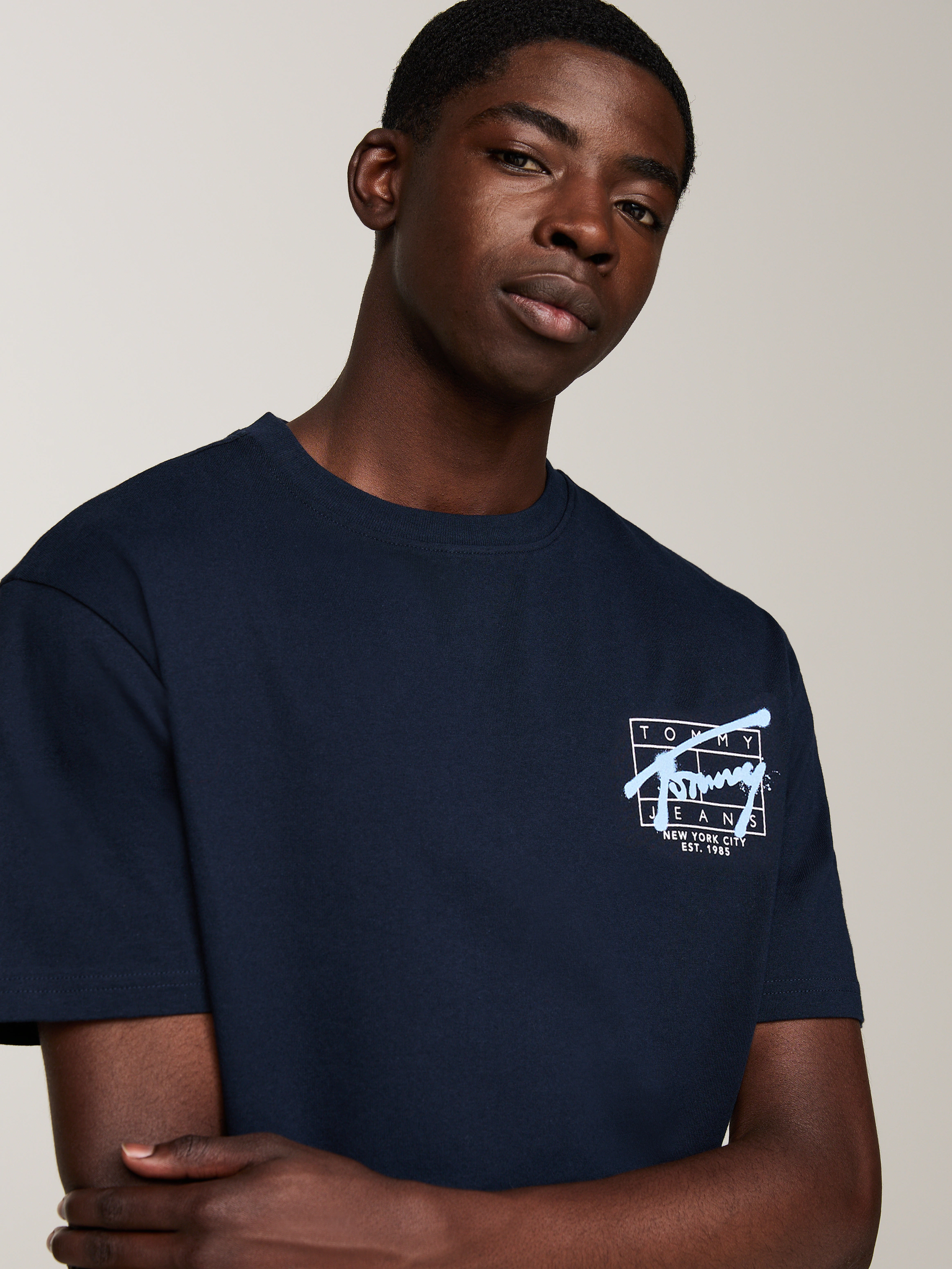 Tommy Jeans Plus T-Shirt TJM REG SPRAY TEE SS EXT Große Größen, mit großem günstig online kaufen