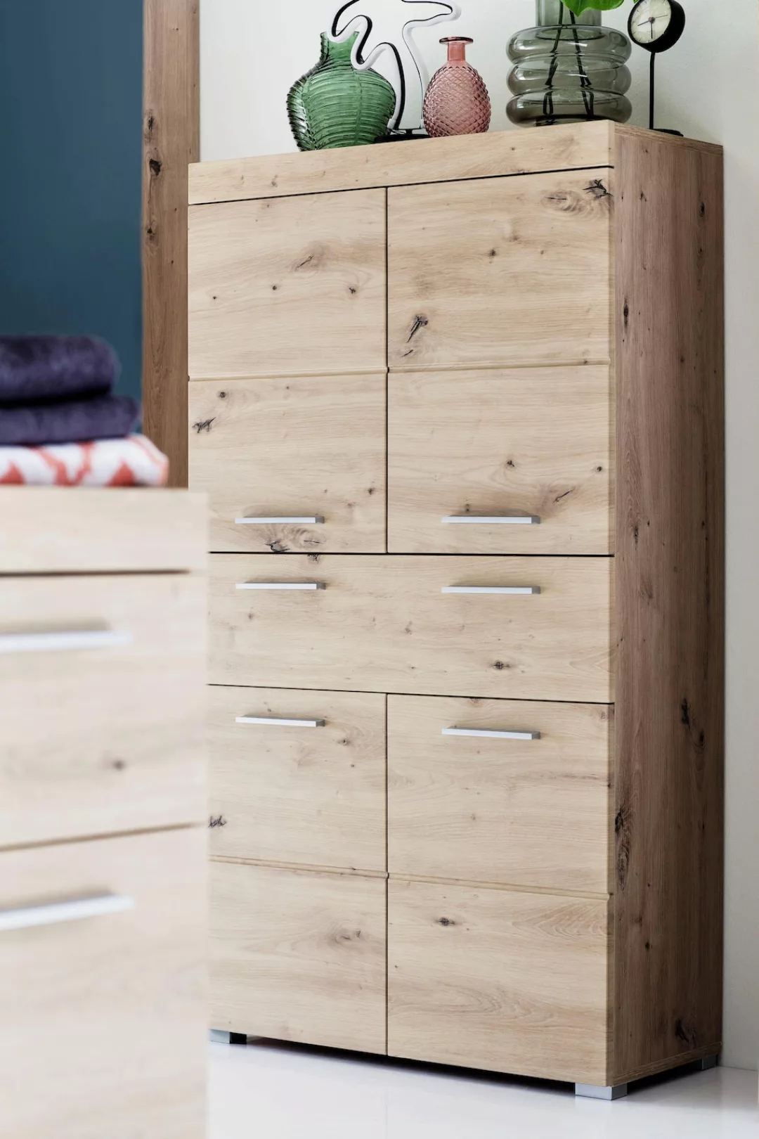 INOSIGN Midischrank "Avena", Breite 73 cm, Badezimmerschrank mit 1 großen S günstig online kaufen