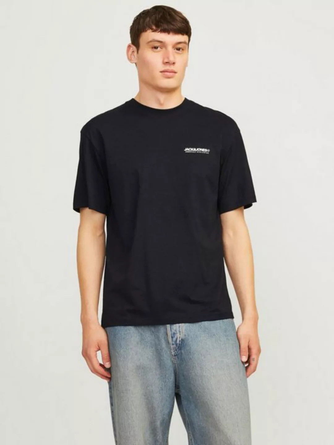 Jack & Jones Rundhalsshirt "JJELEGACY TEE SS O-NECK NOOS" günstig online kaufen