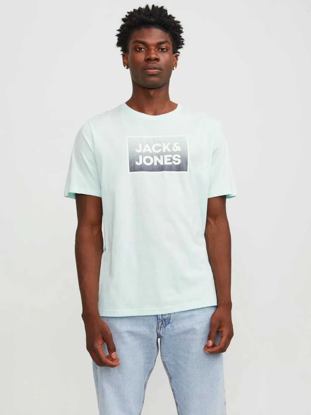 Jack & Jones T-Shirt "JJSTEEL TEE SS CREW NECK" günstig online kaufen