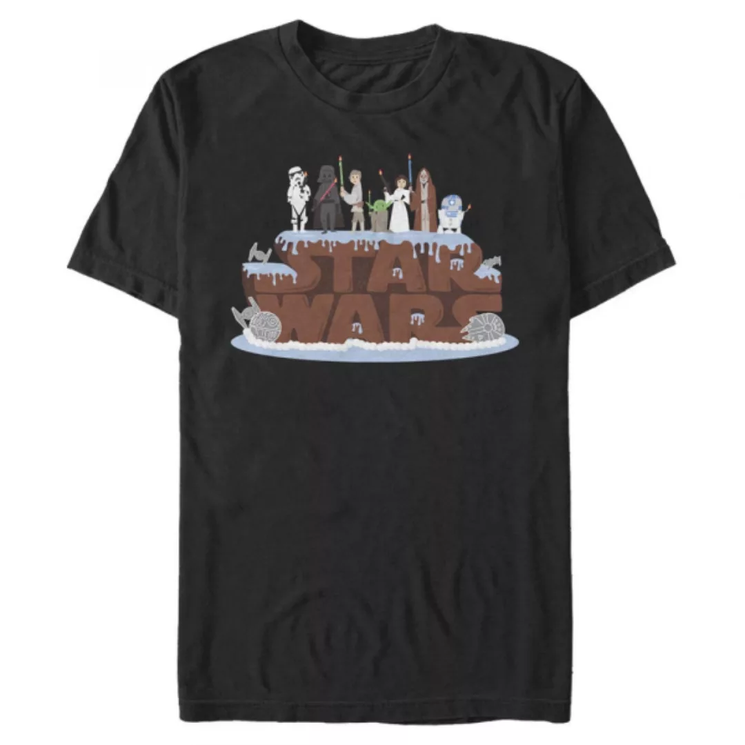 Star Wars - Gruppe Birthday Cake - Geburtstag - Männer T-Shirt günstig online kaufen