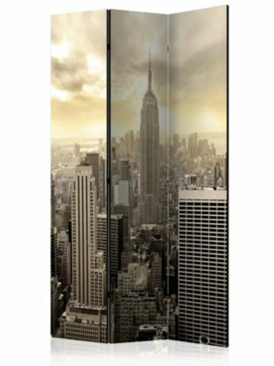 artgeist Paravent Light of New York [Room Dividers] braun-kombi Gr. 135 x 1 günstig online kaufen