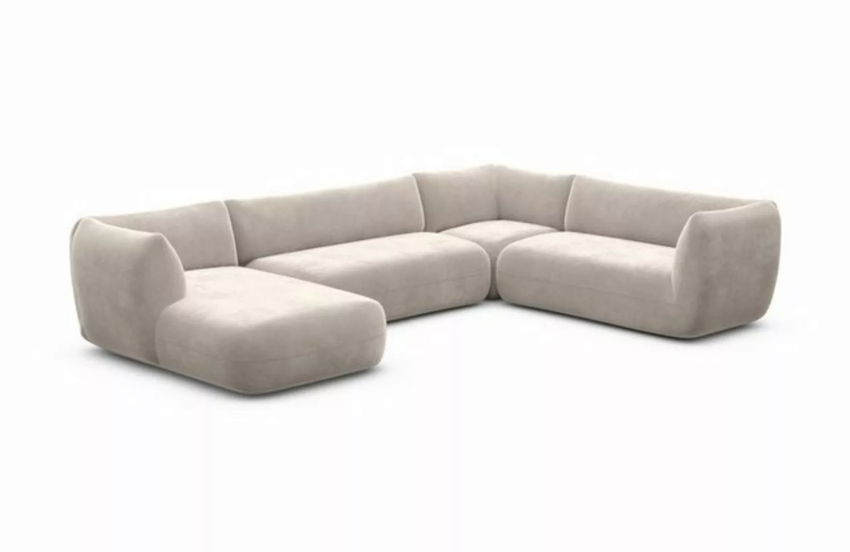 Sofa Dreams Wohnlandschaft XXL Sofa Polstersofa Stoff Stoffcouch Stoffsofa günstig online kaufen