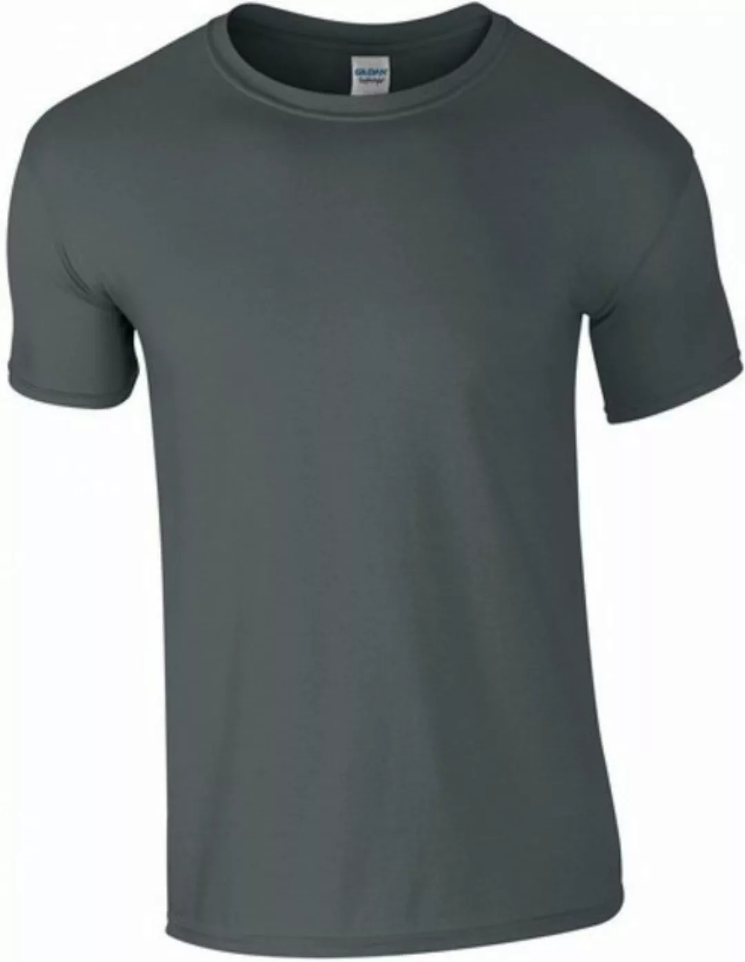 Gildan Rundhalsshirt Softstyle Herren T-Shirt modischer Kragen günstig online kaufen