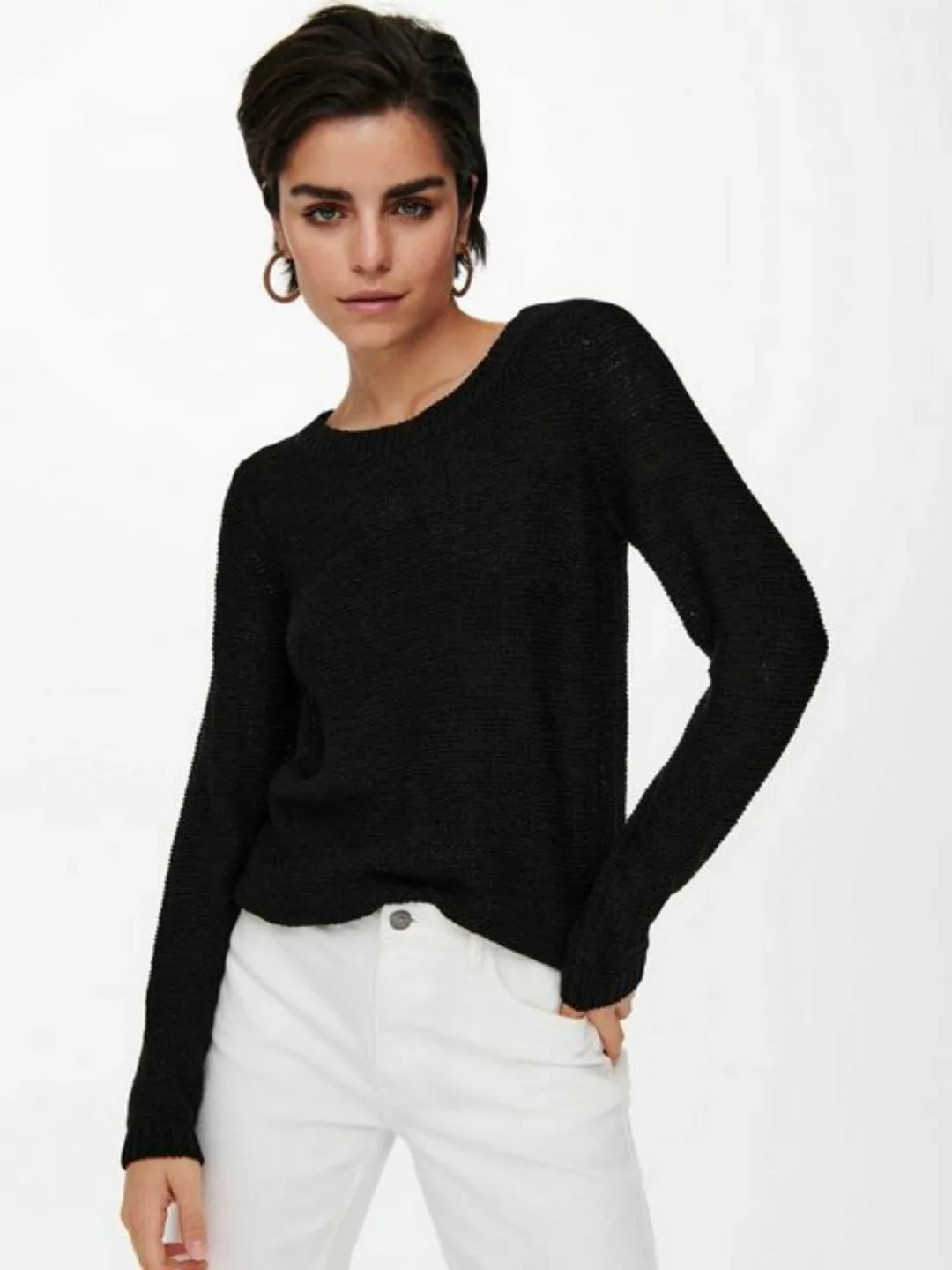Only Genna Xo Knit Pullover S Black günstig online kaufen