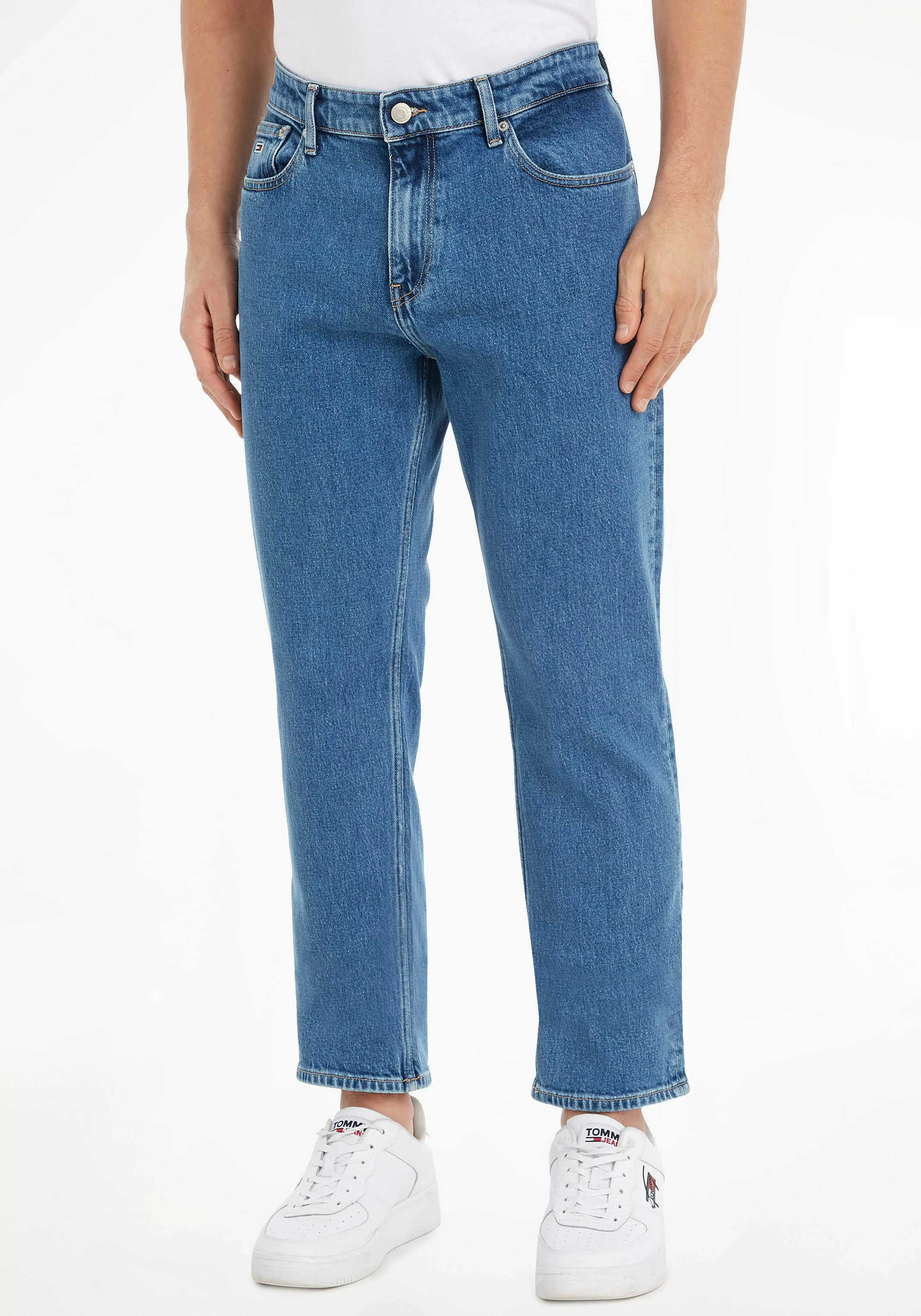 Tommy Jeans Straight-Jeans "RYAN RGLR STRGHT", mit Tommy Jeans Stitching am günstig online kaufen