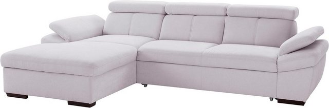 exxpo - sofa fashion Ecksofa "Salerno, inkl. Kopf- und Armteilverstellung, günstig online kaufen