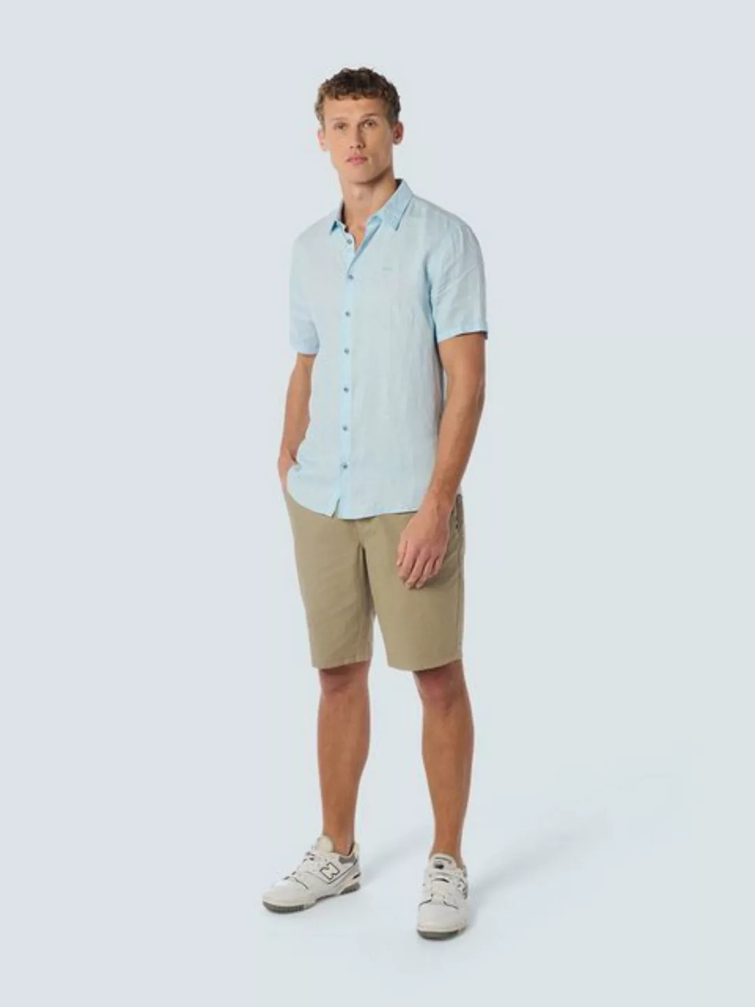 NO EXCESS Stoffhose Short With Linen Garment Dyed günstig online kaufen