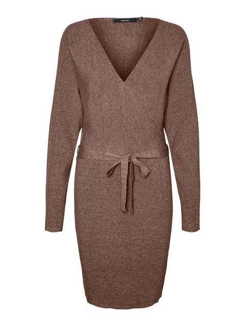 Vero Moda Strickkleid VMHOLLYREM LS V-NECK DRESS GA NOOS günstig online kaufen